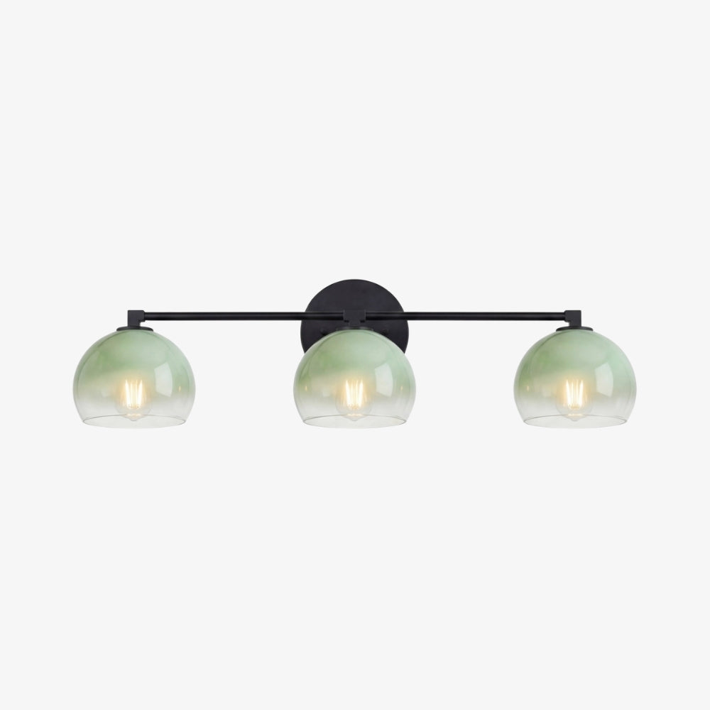 Auruca Globe Wall Light Bellflower Inspired Shape - Minimalist Metal Glass Sconce for Living Room