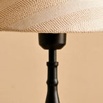 Bild in Gallery-Viewer laden, Close-up of the fabric shade and lamp frame connection