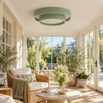 Charger l'image dans la visionneuse de galerie, Stepped Shade Outer Ring Steel Ceiling Light