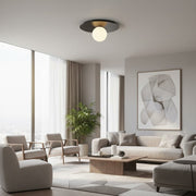 Rivolence Elegant Ring-Silhouette Nordic Wall/ Ceiling Light for Living Room