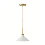 Charger l&#39;image dans la visionneuse de galerie, Aurenza Modern Farmhouse  Cone Pendant Light – Dimmable Kitchen and Entryway Lighting
