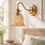 Cargar imagen en el visor de la Galería, Japanese Ruffle Glass Wall Lamp