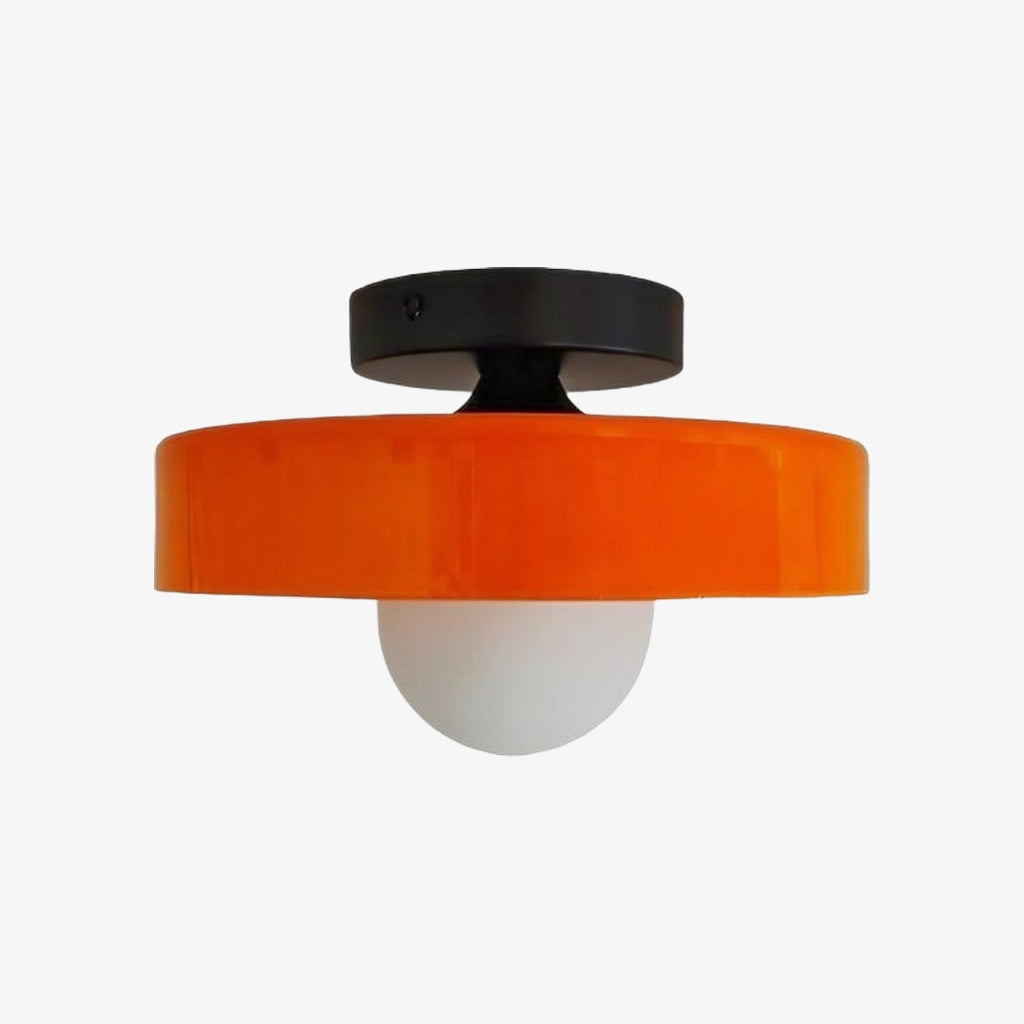 Lámpara de Techo y Pared Glasenti Halo Disco Orb – Iluminación Escultural Moderna para Espacios Habitables U29