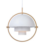 Bild in Gallery-Viewer laden, Adjustable Metal Hemisphere Plug-In Swag Pendant