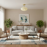 Load image into Gallery viewer, Orra Opal Glass Minimalist Ceiling Fixture - Modern Style for Living Room