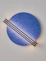 Load image into Gallery viewer, Abstract Sunrise Felt Wall Sconce