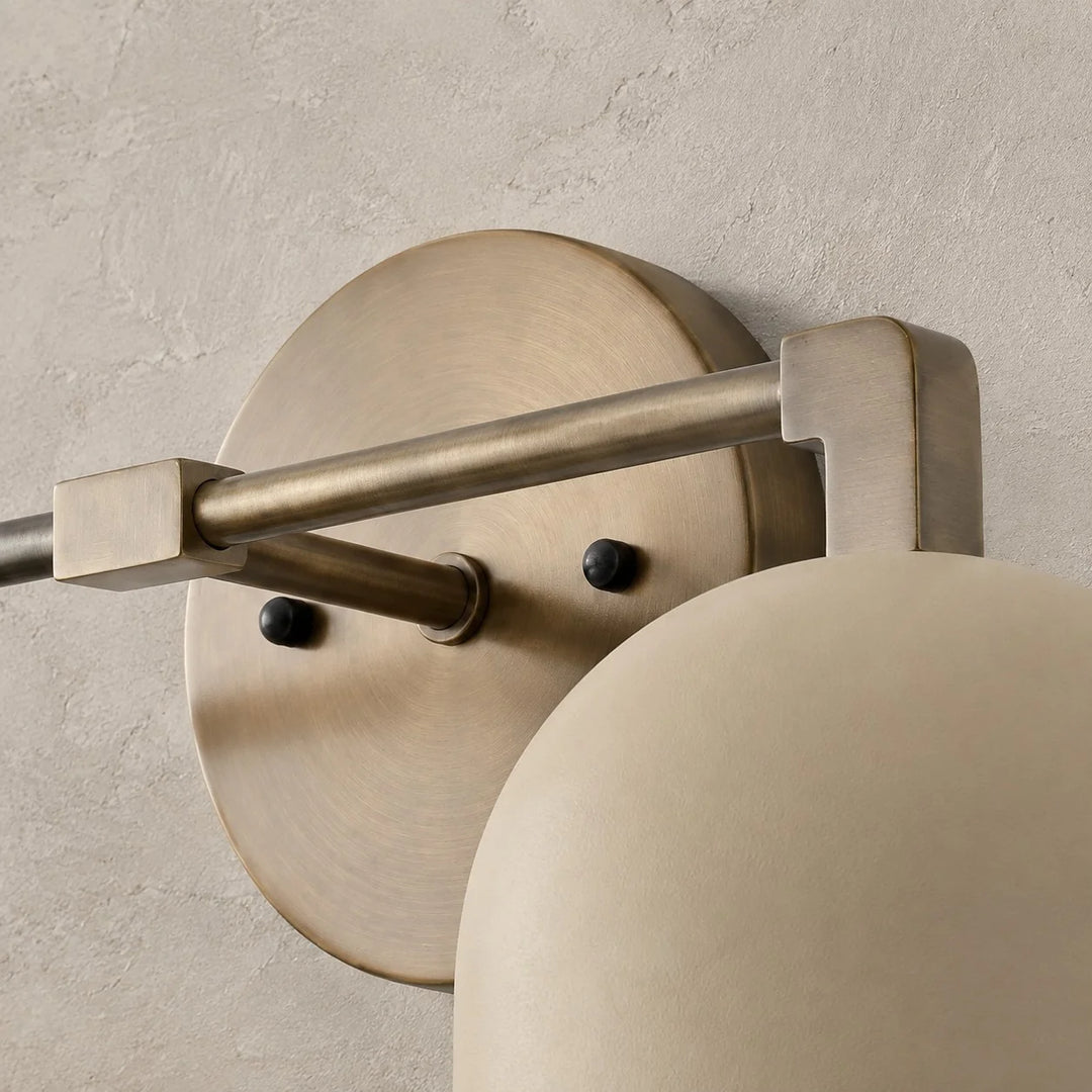 Metio Dome Mid-Century Metal Plug-In Wall Light