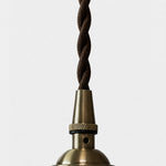 Load image into Gallery viewer, Vintage faceted glass pendant light