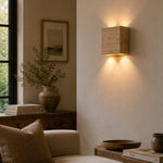 Load image into Gallery viewer, Natural Travertine Wall Sconce