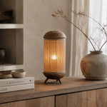 Load image into Gallery viewer, Shelf styling scene with corded linen style