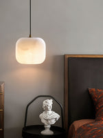 Load image into Gallery viewer, Alabaster Bedside Pendant Light