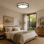 Load image into Gallery viewer, Bauhaus ceiling light installed in a bedroom