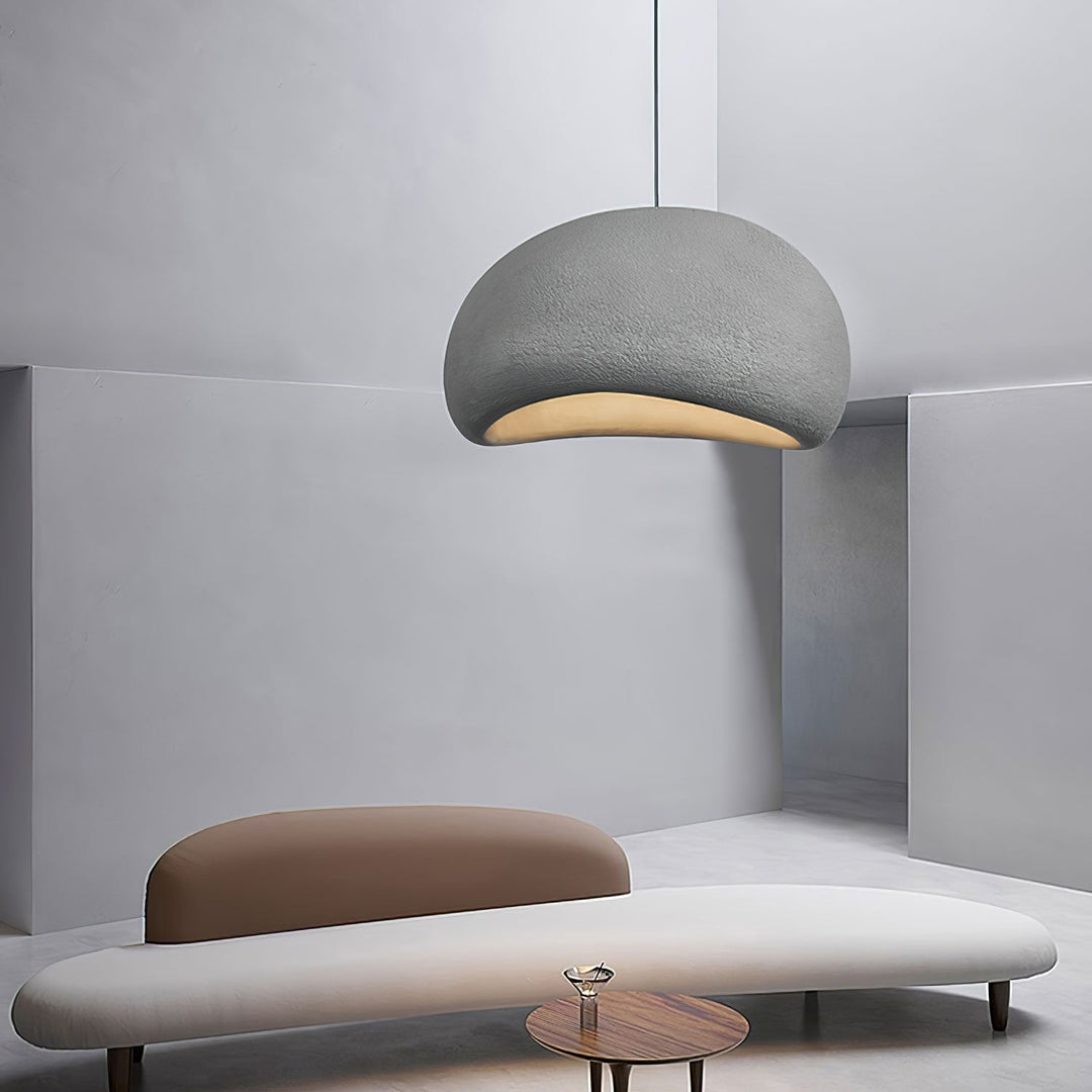 Sculptural Polystyrene Ceiling Pendant Light