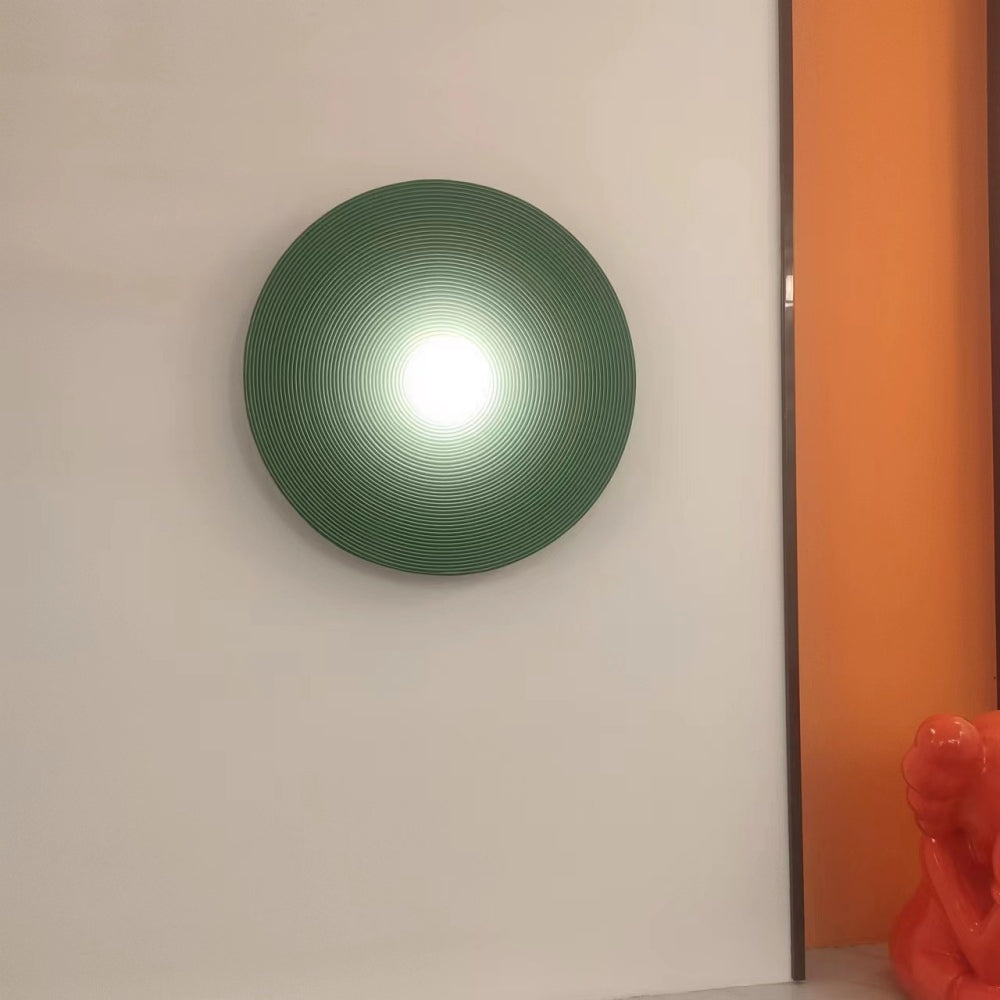 Retro Wabi Sabi Style Round Wall Light For Bedroom M44