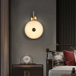 Load image into Gallery viewer, Alabaster Eclipse Wall Light