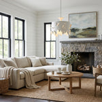 Charger l'image dans la visionneuse de galerie, Lampe Suspendue Alaria Design - Suspension Artistique avec Ombre Ambiante pour Salon