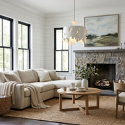 Lampe Suspendue Alaria Design - Suspension Artistique avec Ombre Ambiante pour Salon