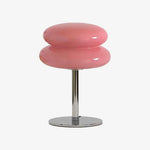 Cargar imagen en el visor de la Galería, Lámpara de mesa Glasentro Bauhaus Diseño geométrico de vidrio Acento moderno para sala de estar N12