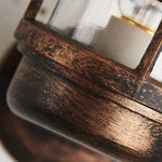 Load image into Gallery viewer, Patnox Clear Glass Industrial Wall Sconce