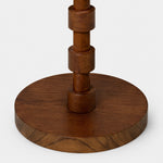 Load image into Gallery viewer, Turned wood column and round base detail