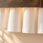 Charger l'image dans la visionneuse de galerie, White cotton shade pleat detail