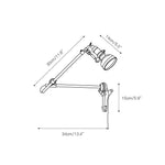 Cargar imagen en el visor de la Galería, Lámpara de Pared con Brazo Articulado Ralph Rocker para Enchufe