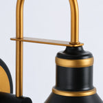 Bild in Gallery-Viewer laden, Black and Gold Outdoor Wall Lantern