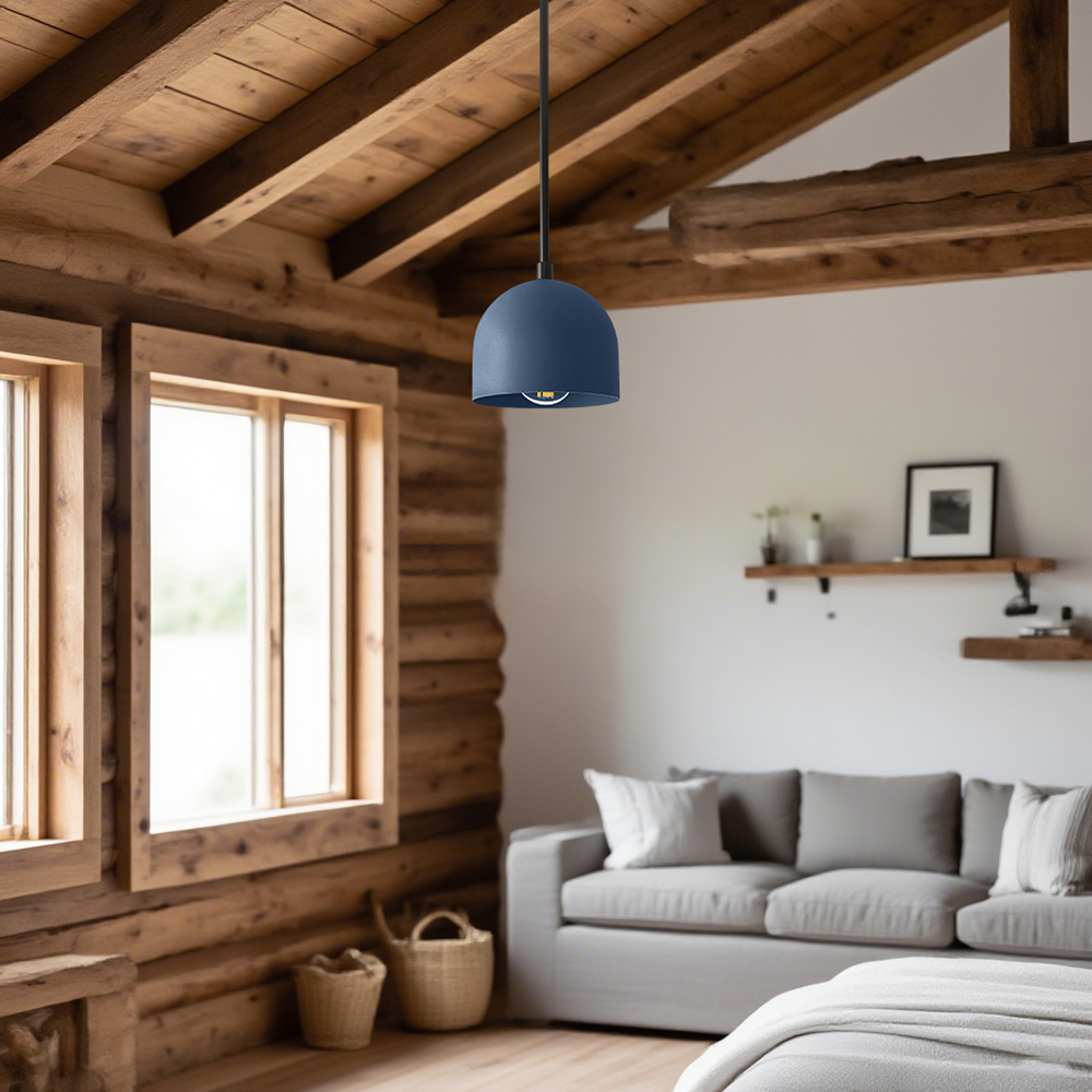 Suspension Farmhouse – Suspension Vanity avec dôme coloré