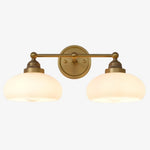 Load image into Gallery viewer, Riven Milk Glass Wall Lamp Vintage Industrial Style - Bedroom Bathroom Lighting