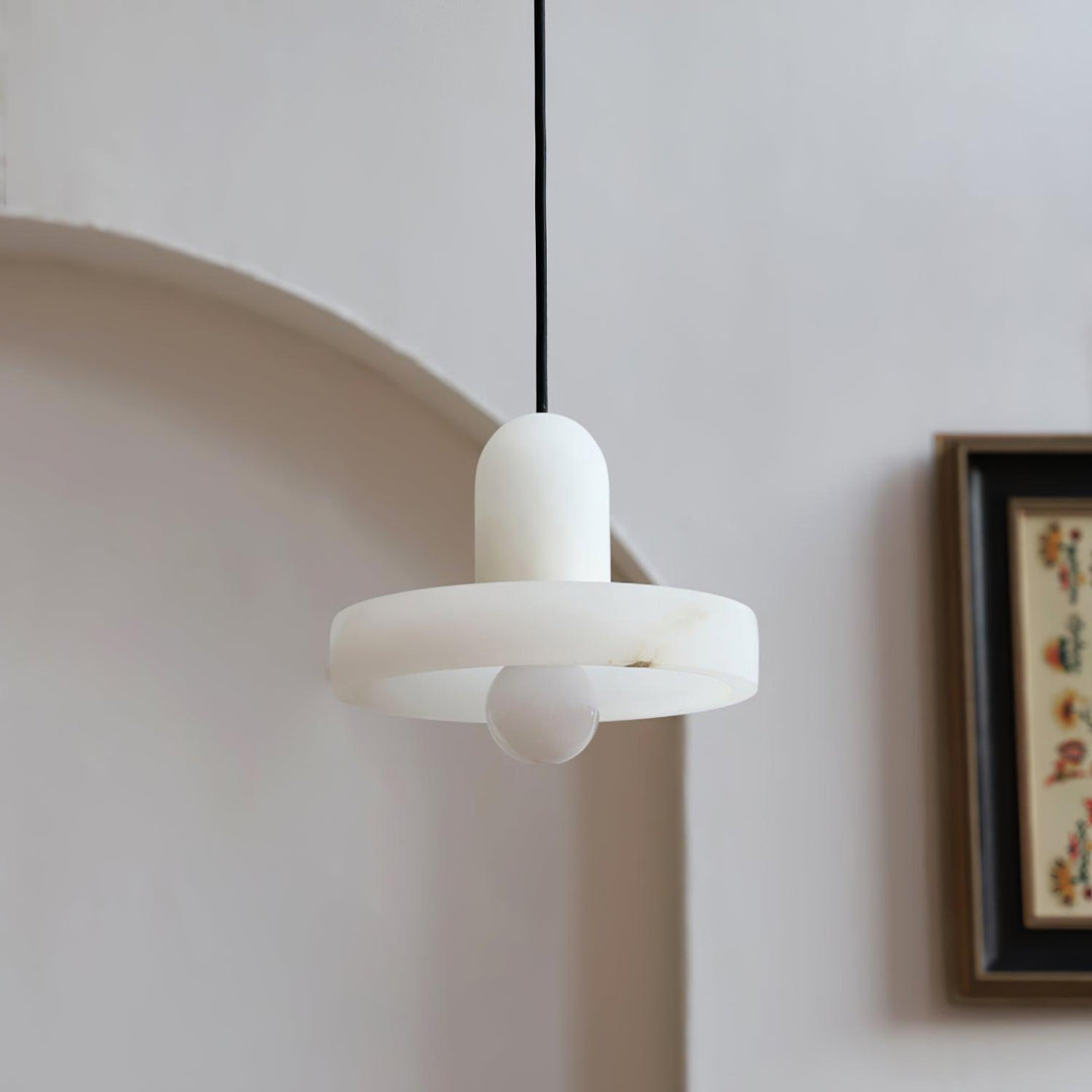 Carrara Alabaster Pendelleuchte
