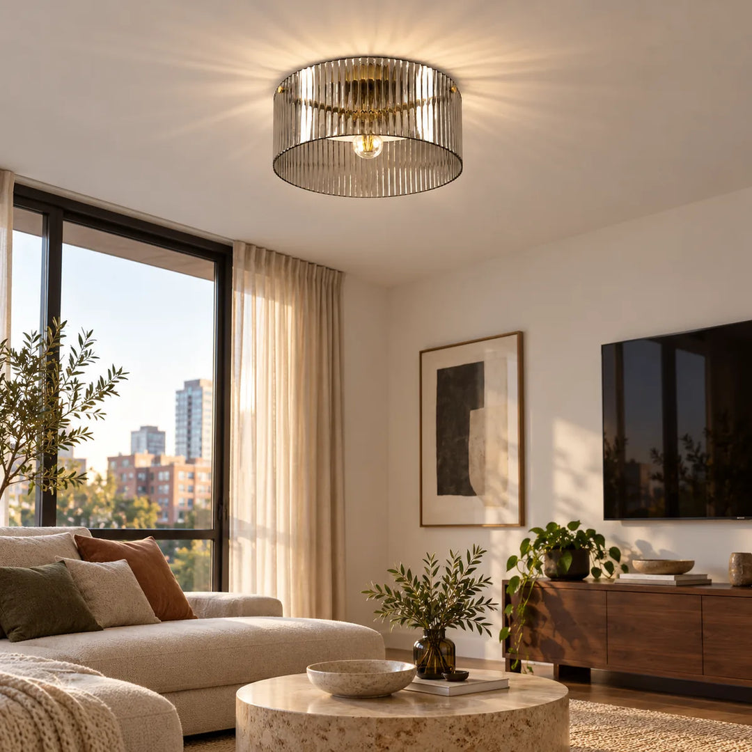 Low Flush Drum for a Tight Ceiling