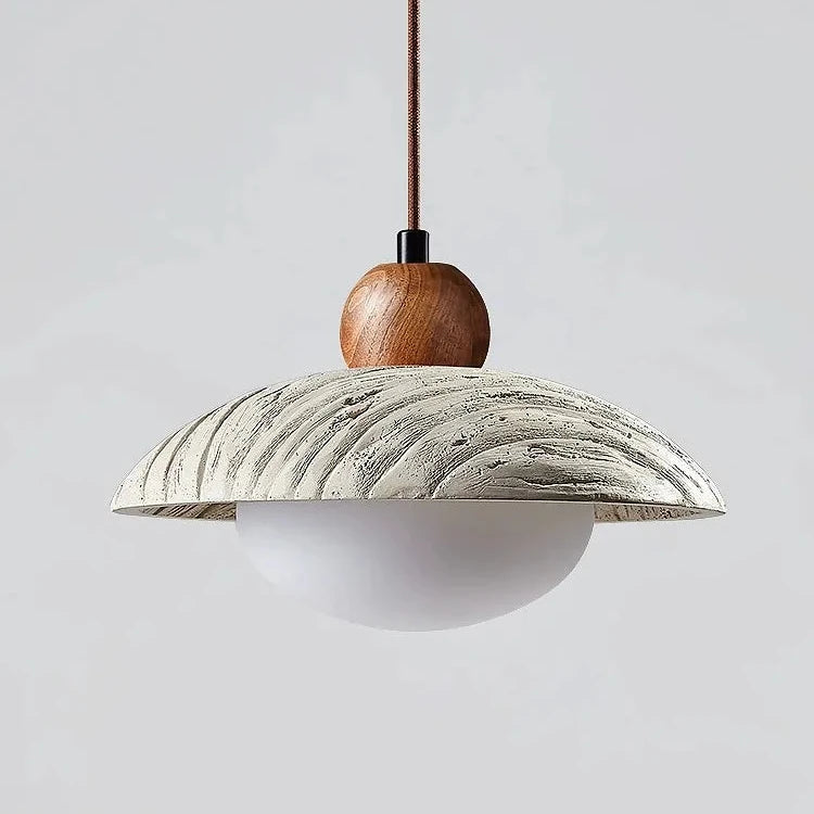 Wabi-Sabi Stil Travertin Zement Pendelleuchte