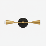 Cargar imagen en el visor de la Galería, Mobilux Line Minimalist Vanity Light Fixture - Mid Century Bathroom Sconce
