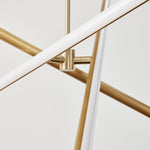 Load image into Gallery viewer, Voro Led Rod Chandelier - Linear Sputnik Modern Minimalist Lighting
