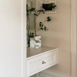 Cargar imagen en el visor de la Galería, Polished cabinet knobs styled on an entryway cabinet