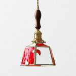 Bild in Gallery-Viewer laden, Handmade Stained Glass Bow Pendant Lamp