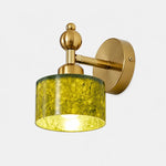 Bild in Gallery-Viewer laden, Green stone wall light with decorative finial