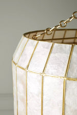 Load image into Gallery viewer, Lumica Capiz Faceted Pendant Light - Elegant Natural Shell Design
