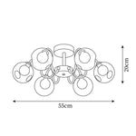 Cargar imagen en el visor de la Galería, Lámpara de techo Bloom Orb
