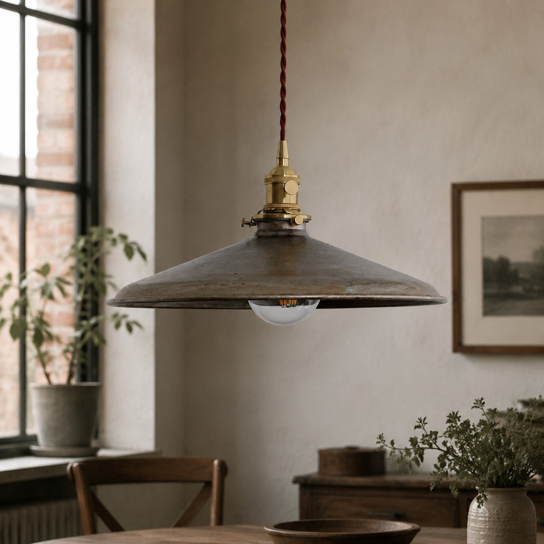 Japanese Retro Metal Pendant Light