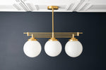 Load image into Gallery viewer, Glorica Glass Frosted Globe Pendant Light - Art Deco Hanging Light for Home
