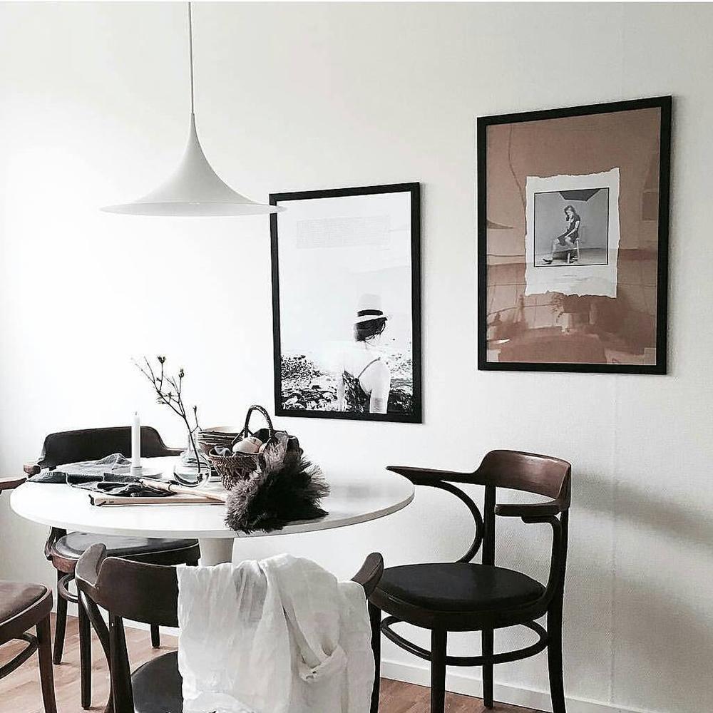 Arch-Shaped Aluminum Plug-In Pendant Light