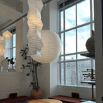 Charger l'image dans la visionneuse de galerie, Textured Washi Paper Swag Pendant Light