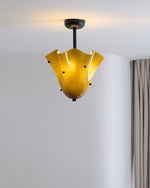 Bild in der Galerieansicht laden, Bellina Modern Sleek Decorative Glass Shade Design Ceiling Light for Living Room, Bedroom and Dining Areas

