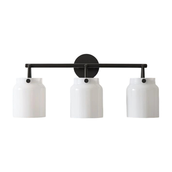 Aplique de pared moderno Hanton de 3 luces - Accesorio de baño de metal