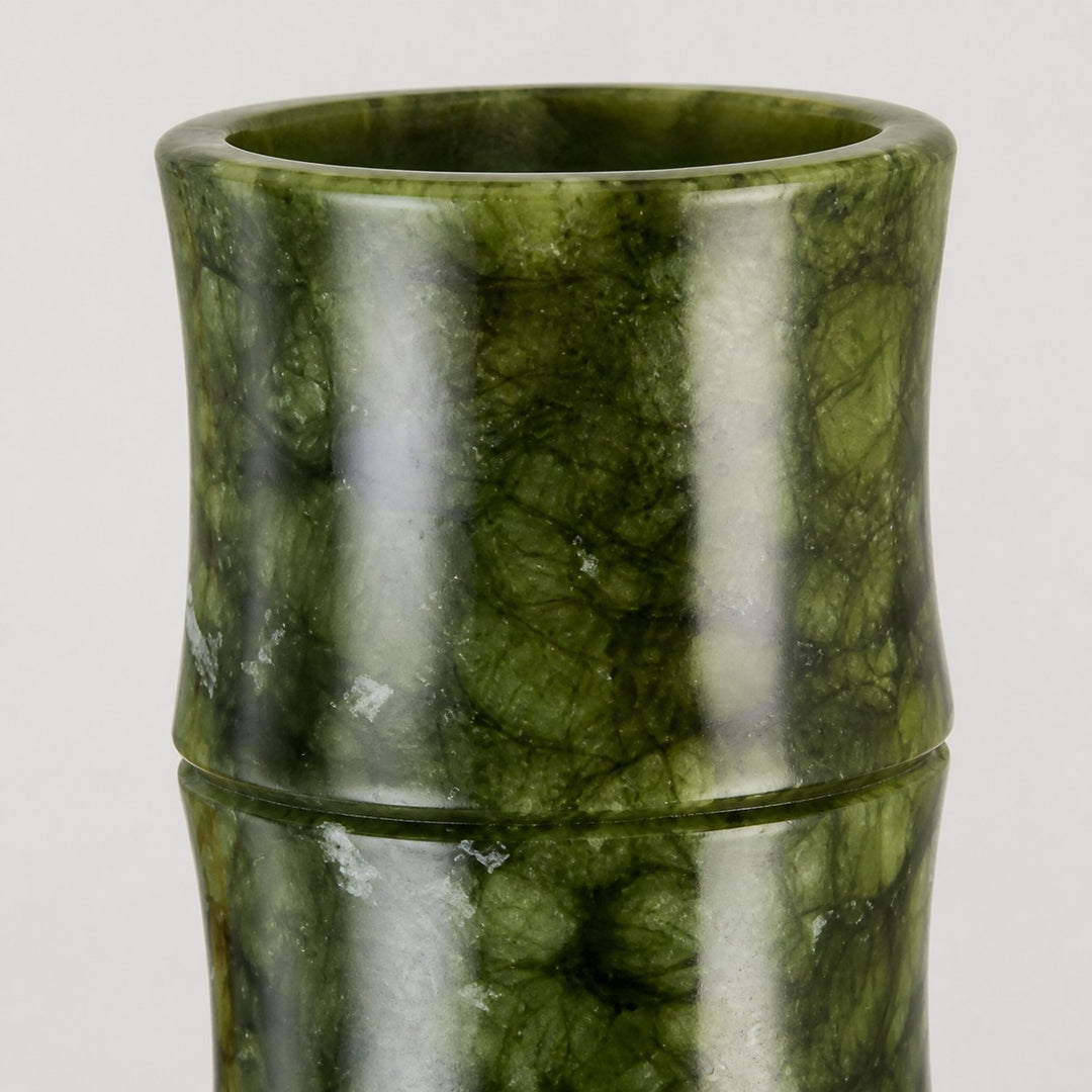 Green Jade Candle-Arm Chandelier