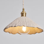Bild in Gallery-Viewer laden, Textured Cement Gold Plug-In Swag Pendant
