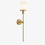 Charger l'image dans la visionneuse de galerie, Natural brass wall sconce SKU