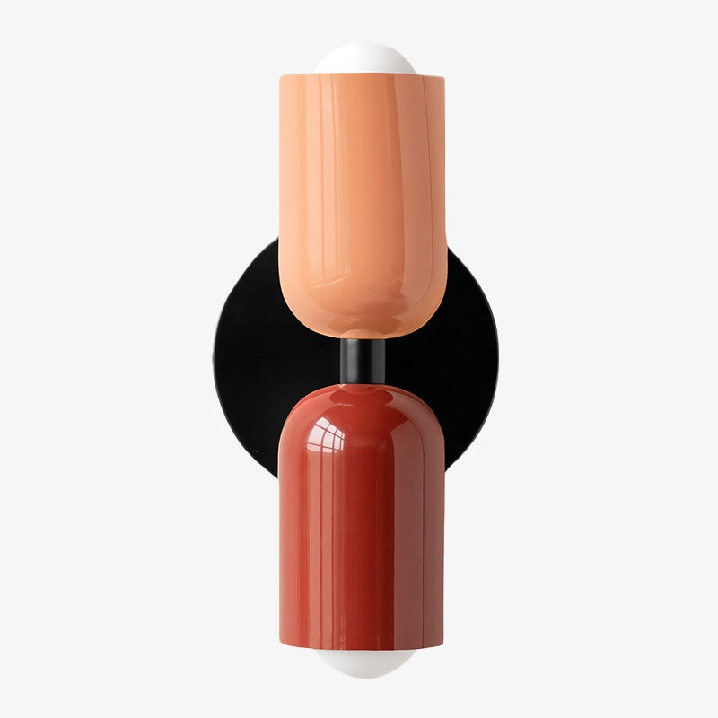 Aplique de Pared Nórdico Minimalista Symra - Lámpara de Pared Moderna de Doble Dirección para Espacios Interiores N47