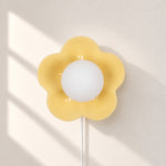 Cargar imagen en el visor de la Galería, Flower-Shaped Resin Plug-In Wall Lamp